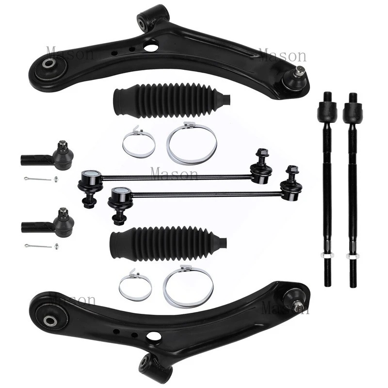 R+ 10Pcs Front Tie Rod Sway Bar Control Arm And Ball Joint For 2007-2013 Suzuki SX4
R+ 10Pcs Front Tie Rod Sway Bar Control Arm And Ball Joint For 2007-2013 Suzuki SX4
