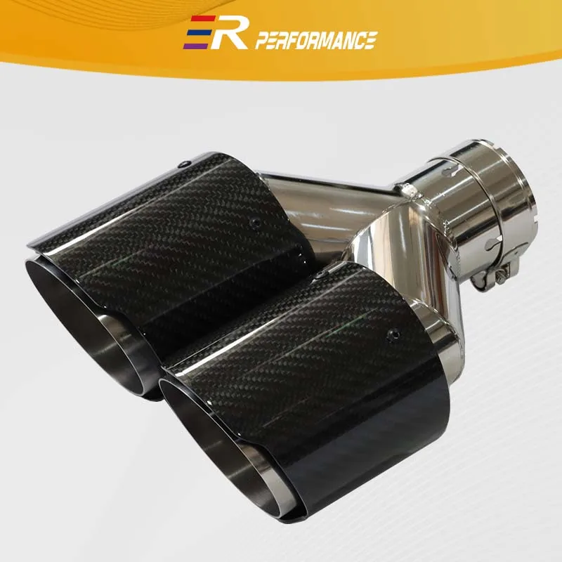 1 Pc Universal Car Carbon Fiber Car Accessories Tail Throat Y-Shaped Double Out Glossy Exhaust Muffler Tip
1 Pc Universal Car Carbon Fiber Car Accessories Tail Throat Y-Shaped Double Out Glossy Exhaust Muffler Tip