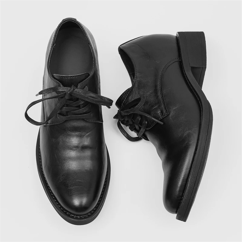 High End Men Business Casual Derby Shoes Retro Minimalist Style Thick Sole Anti Slip Commuting Workplace Versatile Shoes
High End Men Business Casual Derby Shoes Retro Minimalist Style Thick Sole Anti Slip Commuting Workplace Versatile Shoes