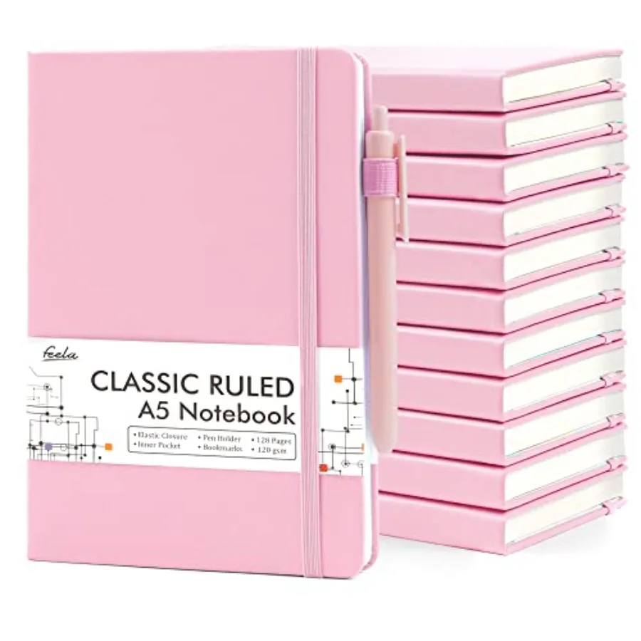 Notebooks Journals Bulk Hardcover Notebook Classic Ruled Lined Journals with Pen Holder for Women Girls School Business Supplie
Notebooks Journals Bulk Hardcover Notebook Classic Ruled Lined Journals with Pen Holder for Women Girls School Business Supplie