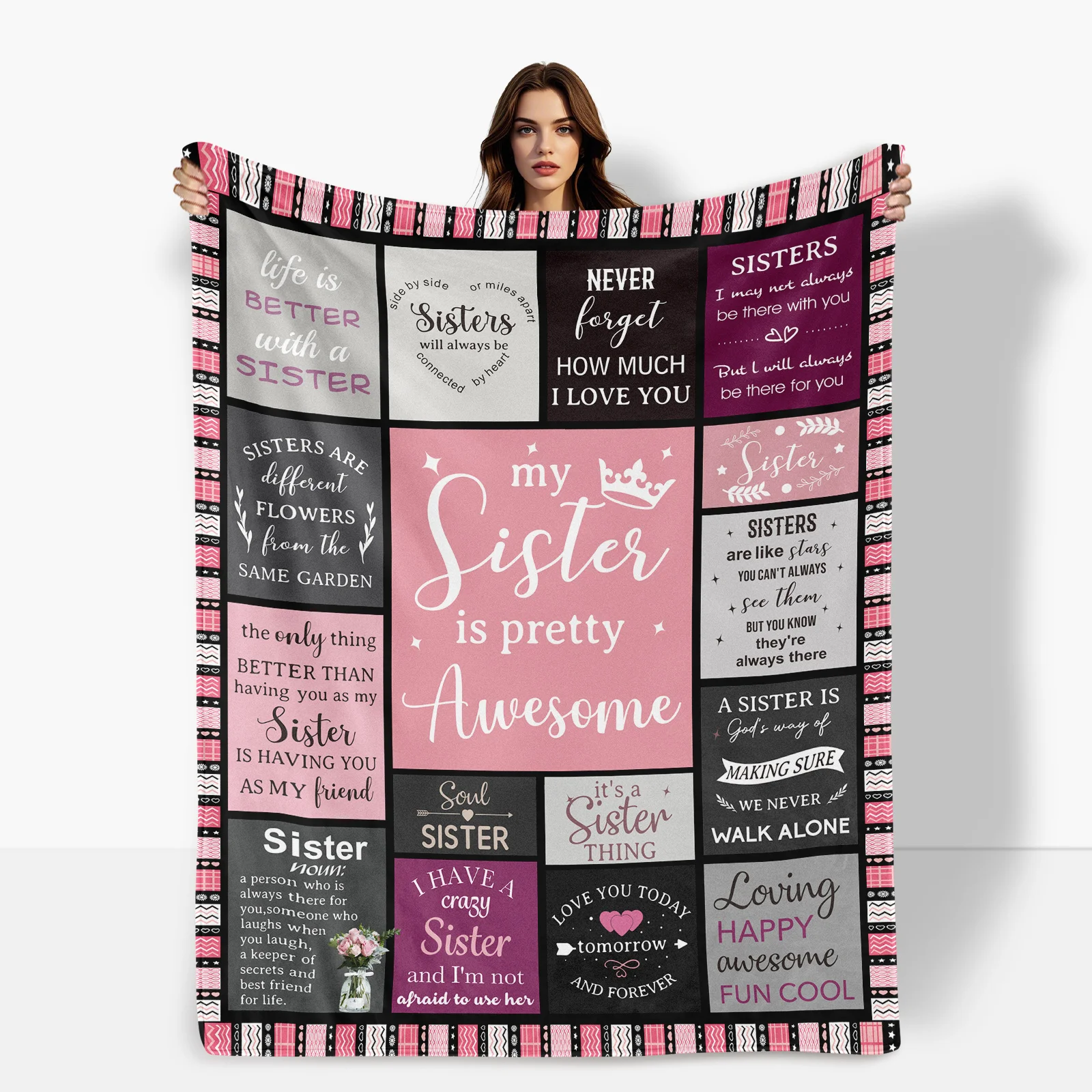 Flannel Throw Blanket A Gift For Sisters And Best Friends Symbolizing Wishes And Encouragement A Thoughtful Present For Warmth
Flannel Throw Blanket A Gift For Sisters And Best Friends Symbolizing Wishes And Encouragement A Thoughtful Present For Warmth