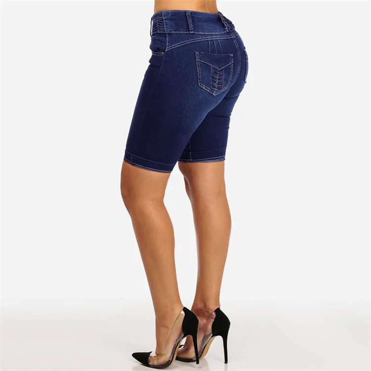 New Style Women's Slim Fit Jeans Shorts High Waist Five Inches Button Casual Pants High Waist Stretchy Denim Skinnies
New Style Women's Slim Fit Jeans Shorts High Waist Five Inches Button Casual Pants High Waist Stretchy Denim Skinnies