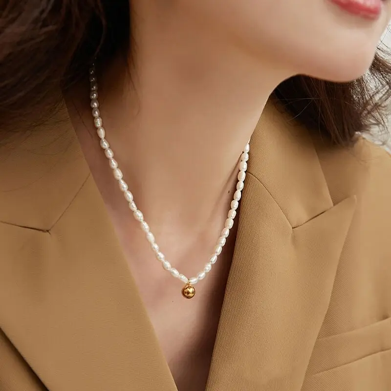 Titaniunm Natural Pearl Beads Necklace Women Jewelry Punk Designer Runway Rare Simply Gown Boho Japan Korean
Titaniunm Natural Pearl Beads Necklace Women Jewelry Punk Designer Runway Rare Simply Gown Boho Japan Korean