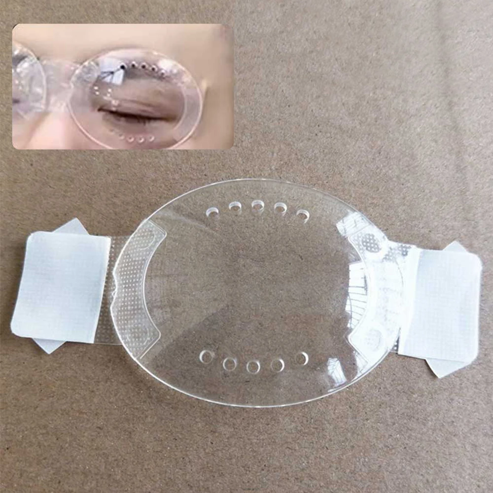 10-50 шт. самоклеящаяся лента для глаз 5 х 7 см с несколькими отверстиями для после операции, пластиковый щиток для глаз, медицинский прозрачный эллипс, безопасность
10-50 шт. самоклеящаяся лента для глаз 5 х 7 см с несколькими отверстиями для после операции, пластиковый щиток для глаз, медицинский прозрачный эллипс, безопасность