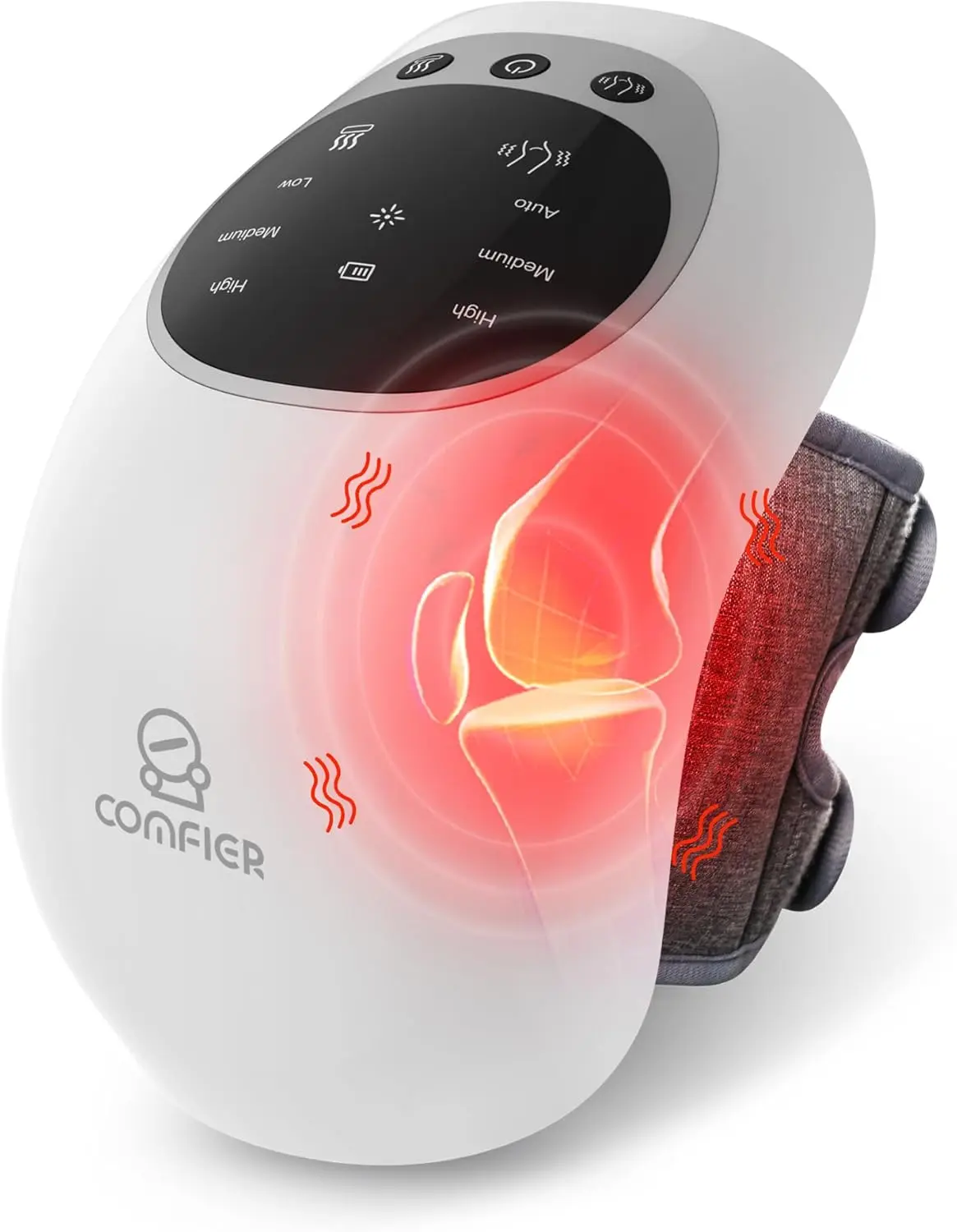 Rechargeable Knee Massager with Heat Therapy, Vibration Modes & Adjustable Strap for Pain Relief - Perfect Gift
Rechargeable Knee Massager with Heat Therapy, Vibration Modes & Adjustable Strap for Pain Relief - Perfect Gift