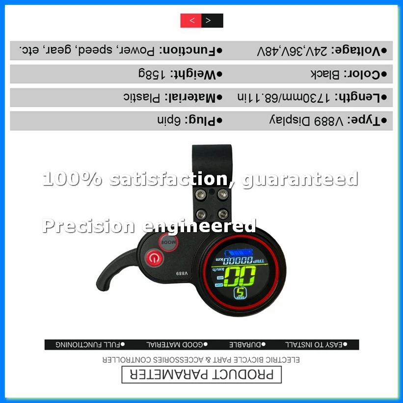 36V 48V 500W/750W 22A Electric Bike Controller with LCD Display Thumb Throttle for Ebike Electric Scooter-ABYS
36V 48V 500W/750W 22A Electric Bike Controller with LCD Display Thumb Throttle for Ebike Electric Scooter-ABYS