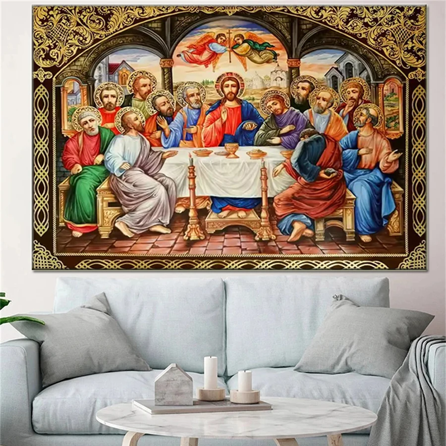 Last Supper diamond embroidery Virgin Mary landscape diamond painting kits religious icon mosiac Arts and Crafts home decoration
Last Supper diamond embroidery Virgin Mary landscape diamond painting kits religious icon mosiac Arts and Crafts home decoration