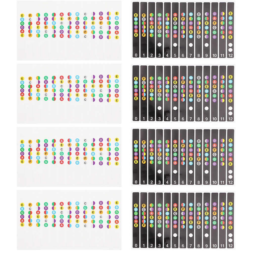8 Pcs Finger Board Fingerboard Stickers for Guitar Electric Note Notes on Fretboard Poster Scale
8 Pcs Finger Board Fingerboard Stickers for Guitar Electric Note Notes on Fretboard Poster Scale