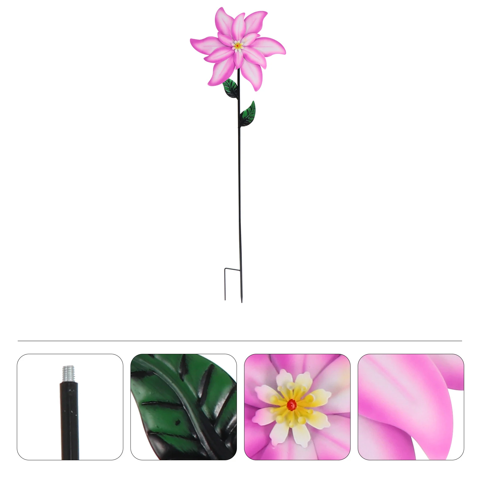 Iron Flower Stake Decorations for Gardens Terraces Outdoor Metal Flower Decoration Durable Materials Perfect Gift
Iron Flower Stake Decorations for Gardens Terraces Outdoor Metal Flower Decoration Durable Materials Perfect Gift