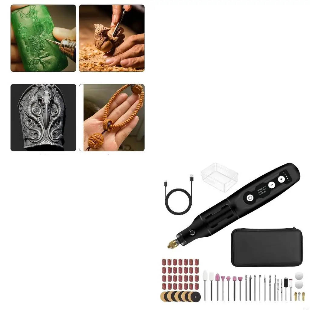 Cordless Drill Electric Grinder 3.7V 16000rpm Rotary Tool 5 Speed Control
Cordless Drill Electric Grinder 3.7V 16000rpm Rotary Tool 5 Speed Control