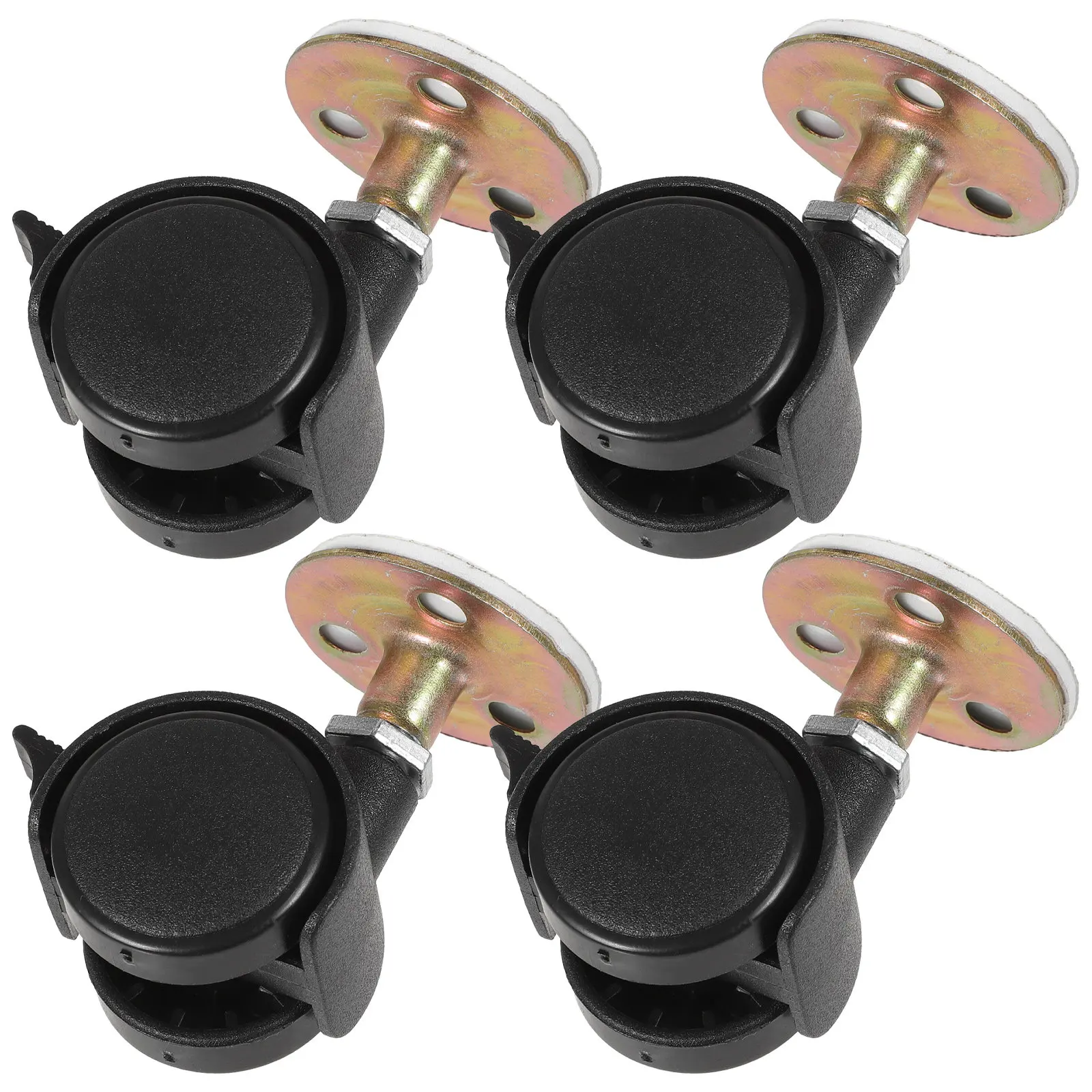 Mini Adhesive Caster Wheels Plastic Swivel Universal Wheels Strong Grip for Shoe Rack Fabric Box Bucket Printer Cart
Mini Adhesive Caster Wheels Plastic Swivel Universal Wheels Strong Grip for Shoe Rack Fabric Box Bucket Printer Cart
