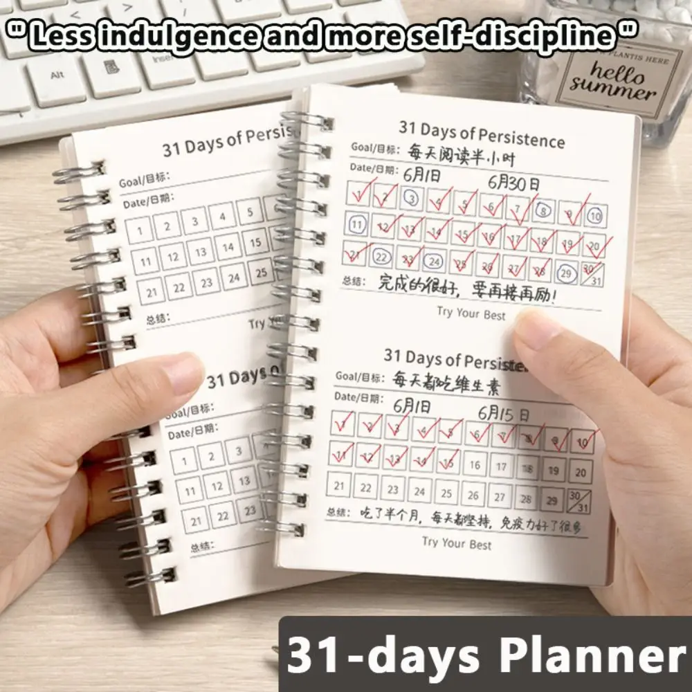 A6 Self-discipline Check-in Notebook Student Specific Self-discipline Check-in 31-days Planner Schedule Notepad School Office
A6 Self-discipline Check-in Notebook Student Specific Self-discipline Check-in 31-days Planner Schedule Notepad School Office