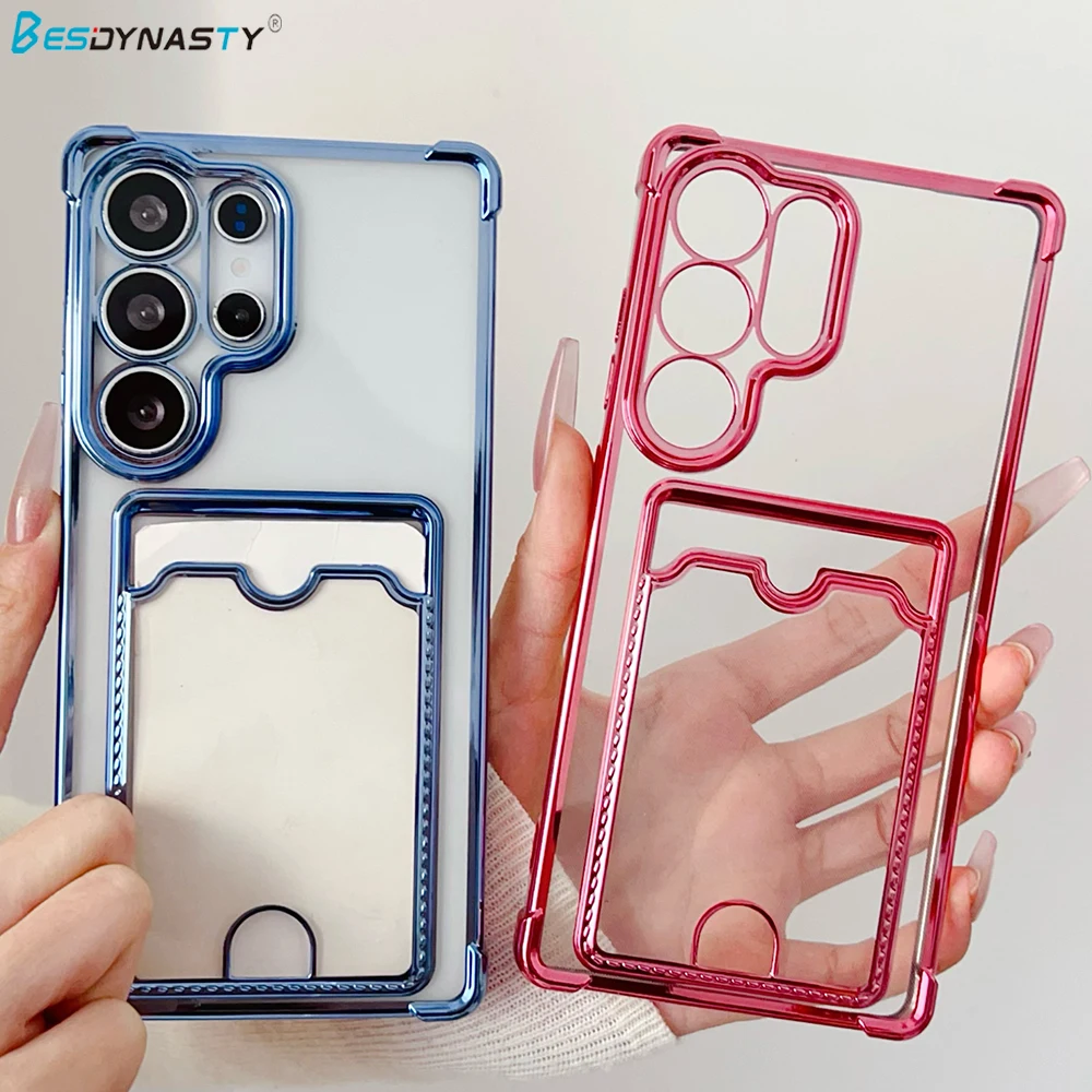 Card Pocket Wallet Clear Case For Samsung Galaxy S25 S24 FE S23 S22 S21 S20 S10 Plus Ultra A55 A56 Note 20 Ultra Plating Cover
Card Pocket Wallet Clear Case For Samsung Galaxy S25 S24 FE S23 S22 S21 S20 S10 Plus Ultra A55 A56 Note 20 Ultra Plating Cover