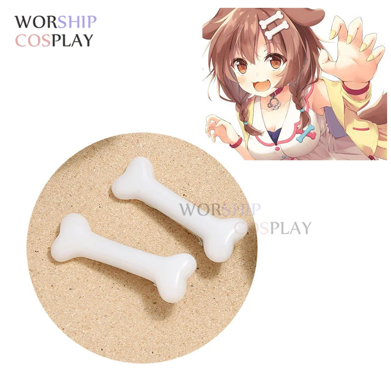 1 pair Inugami Korone Cosplay Headwear Lolita Girl Hololive Vtuber Bone Hair Clip Hairpin Halloween Costume Prop Accessories
1 pair Inugami Korone Cosplay Headwear Lolita Girl Hololive Vtuber Bone Hair Clip Hairpin Halloween Costume Prop Accessories