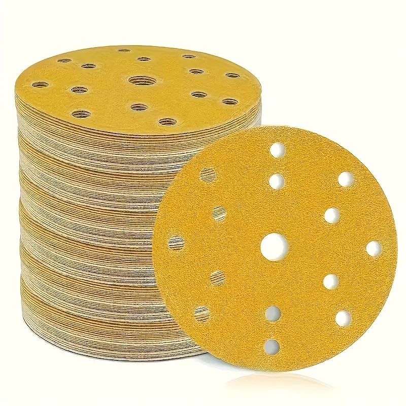 30Pcs 150mm Sandpaper - Roughness Dimensions 60/80/120/180/400 - 15 Holes - 6 in Diameter - Suitable for Random Track Sander
30Pcs 150mm Sandpaper - Roughness Dimensions 60/80/120/180/400 - 15 Holes - 6 in Diameter - Suitable for Random Track Sander