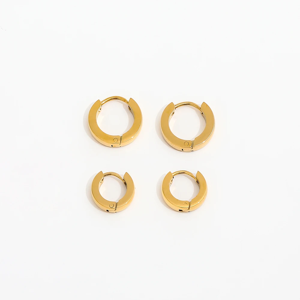 Waterproof & Tarnish Free Minimalist PVD Simple Small Hoop Earring Stainless Steel Jewelry
Waterproof & Tarnish Free Minimalist PVD Simple Small Hoop Earring Stainless Steel Jewelry