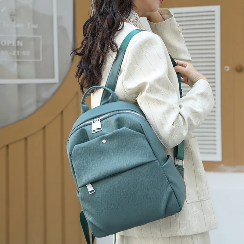Women's Backpack Pu Leather School Girl Backpacks Portfolio To School Luxury Designer Female Handbag Mochila Feminina Rucksack
Women's Backpack Pu Leather School Girl Backpacks Portfolio To School Luxury Designer Female Handbag Mochila Feminina Rucksack