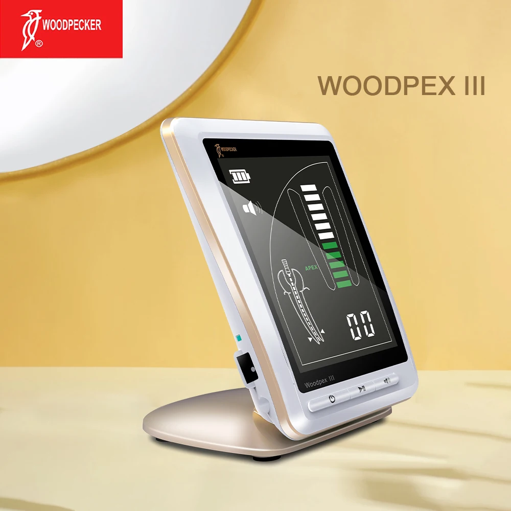 Woodpecker Woodpex III Dental Apex Locator Root Canal Measuring Device Color Large Screen Gauge Portable Measuring Instrument
Woodpecker Woodpex III Dental Apex Locator Root Canal Measuring Device Color Large Screen Gauge Portable Measuring Instrument