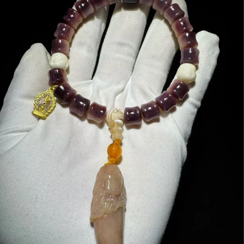 purple blood bracelet, smooth as jade, suitable gifting or personal, of bone cultural
purple blood bracelet, smooth as jade, suitable gifting or personal, of bone cultural