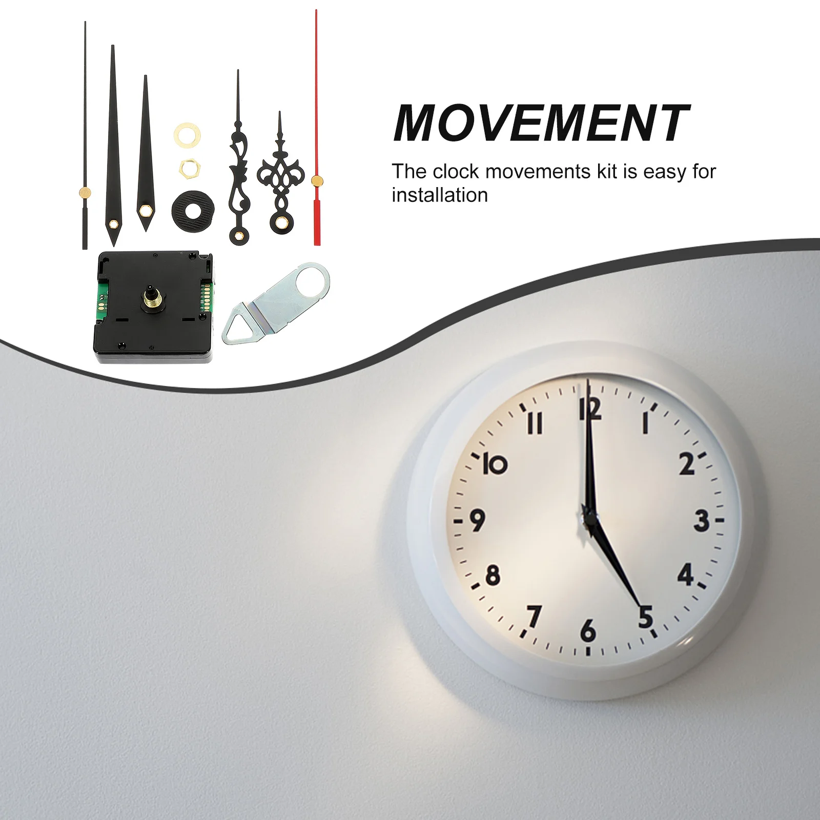 DIY Wall Clock Mechanism Movement Replacement Parts Practical Design Easy Install Exquisite Craftsmanship
DIY Wall Clock Mechanism Movement Replacement Parts Practical Design Easy Install Exquisite Craftsmanship