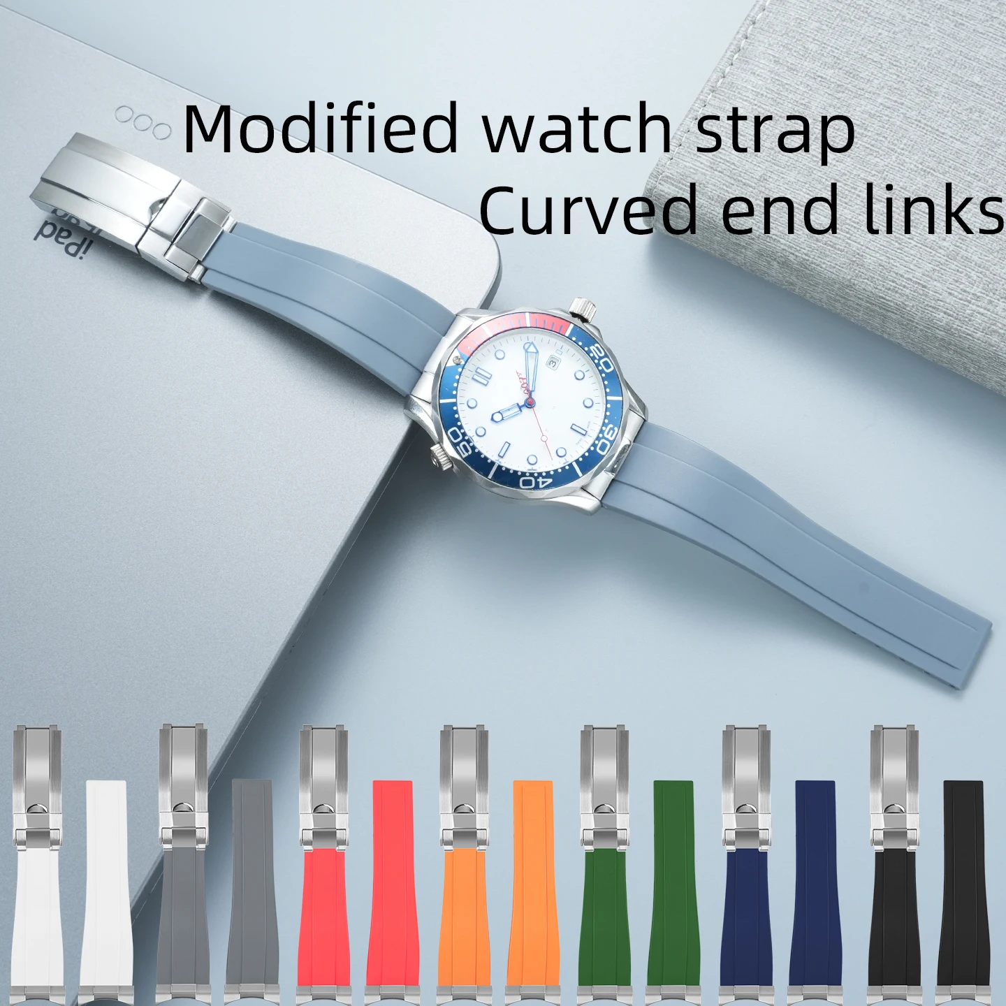 20mm 21/22mm Stainless Steel Curved End Links Watchband For Omega Seamaster 300 600 Watch Adapter rubber strap Replacement Part
20mm 21/22mm Stainless Steel Curved End Links Watchband For Omega Seamaster 300 600 Watch Adapter rubber strap Replacement Part