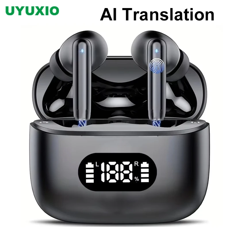 AI Language Translator Earbuds 3 in 1 Accents Translator Earphone Real Time 144 Languages Accents for Travel Business Learning
AI Language Translator Earbuds 3 in 1 Accents Translator Earphone Real Time 144 Languages Accents for Travel Business Learning