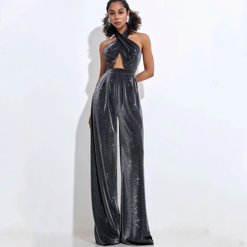 Y2k Streetwear Outfits Sexy Halter Hollow Out Backless Party Jumpsuits Women 2025 Summer Fashion High Waist Rompers Playsuits
Y2k Streetwear Outfits Sexy Halter Hollow Out Backless Party Jumpsuits Women 2025 Summer Fashion High Waist Rompers Playsuits