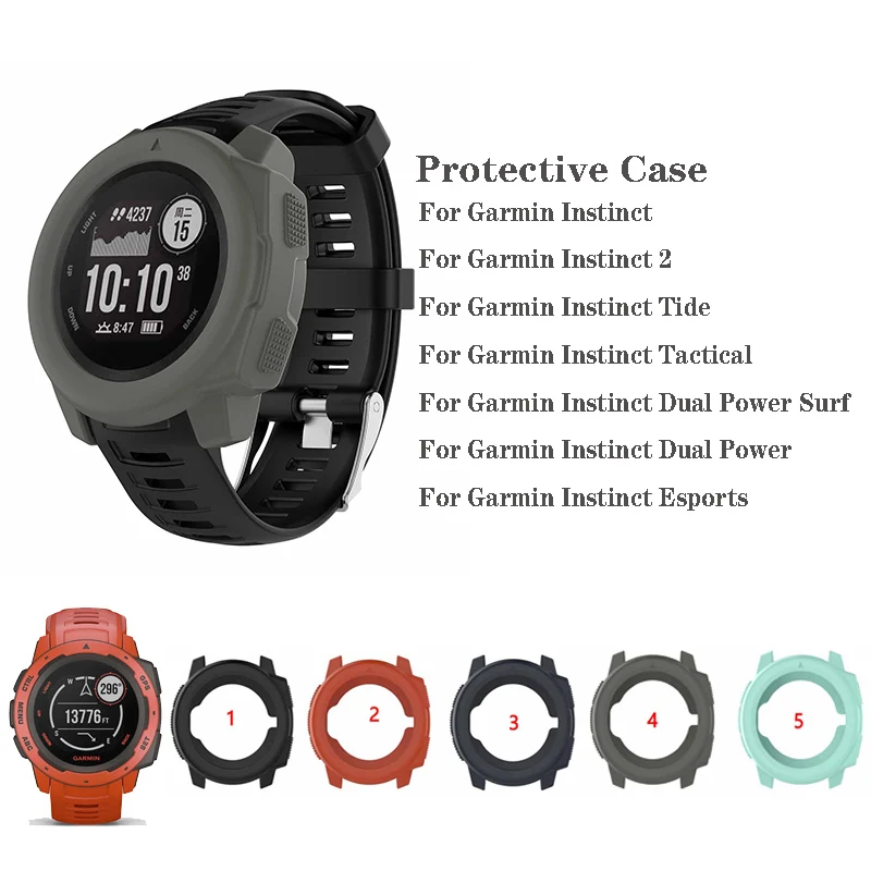 Watch Silicone Protector Case Cover For Garmin Instinct / 2 / Tide / Tactical / Dual Power / Esports
Watch Silicone Protector Case Cover For Garmin Instinct / 2 / Tide / Tactical / Dual Power / Esports