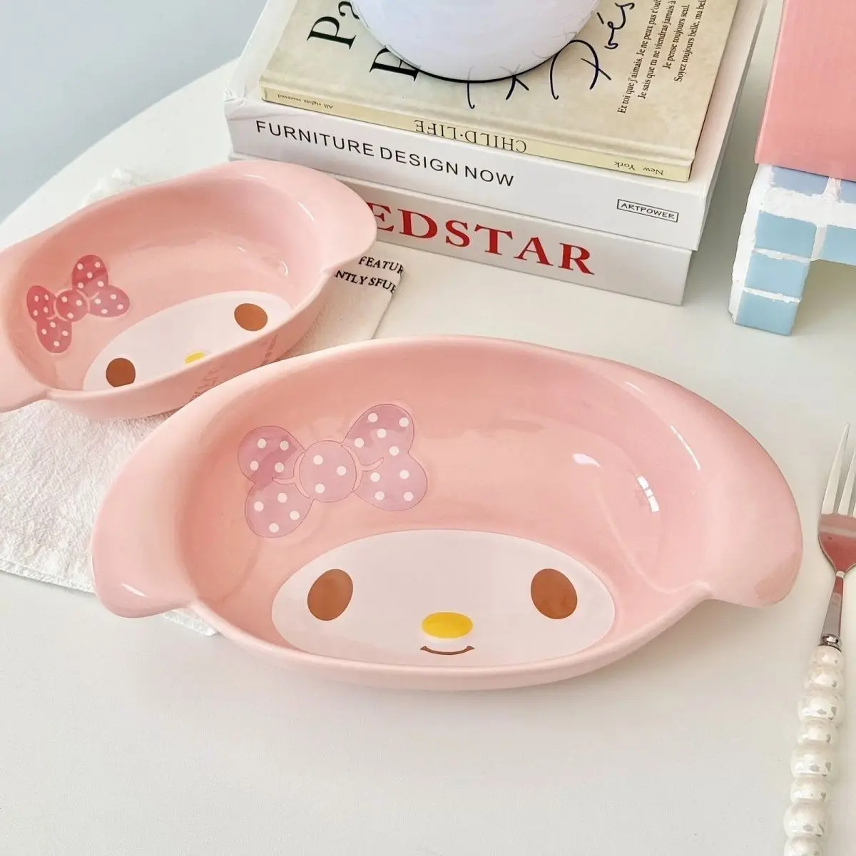 Anime Sanrio Cartoon Ceramic Fruit Plate Cute My Melody Tray Sweet Gift for Girls Kawaii Lovely Large Size Big Plate Small Plate
Anime Sanrio Cartoon Ceramic Fruit Plate Cute My Melody Tray Sweet Gift for Girls Kawaii Lovely Large Size Big Plate Small Plate