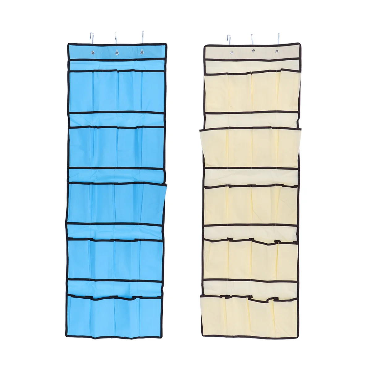 20 Large Mesh Pockets Hanging Storage Bag Wall Mounted Shoe Organizer Door Rack Beige 3 Hooks Shoes Clothes Accessories Space 
20 Large Mesh Pockets Hanging Storage Bag Wall Mounted Shoe Organizer Door Rack Beige 3 Hooks Shoes Clothes Accessories Space