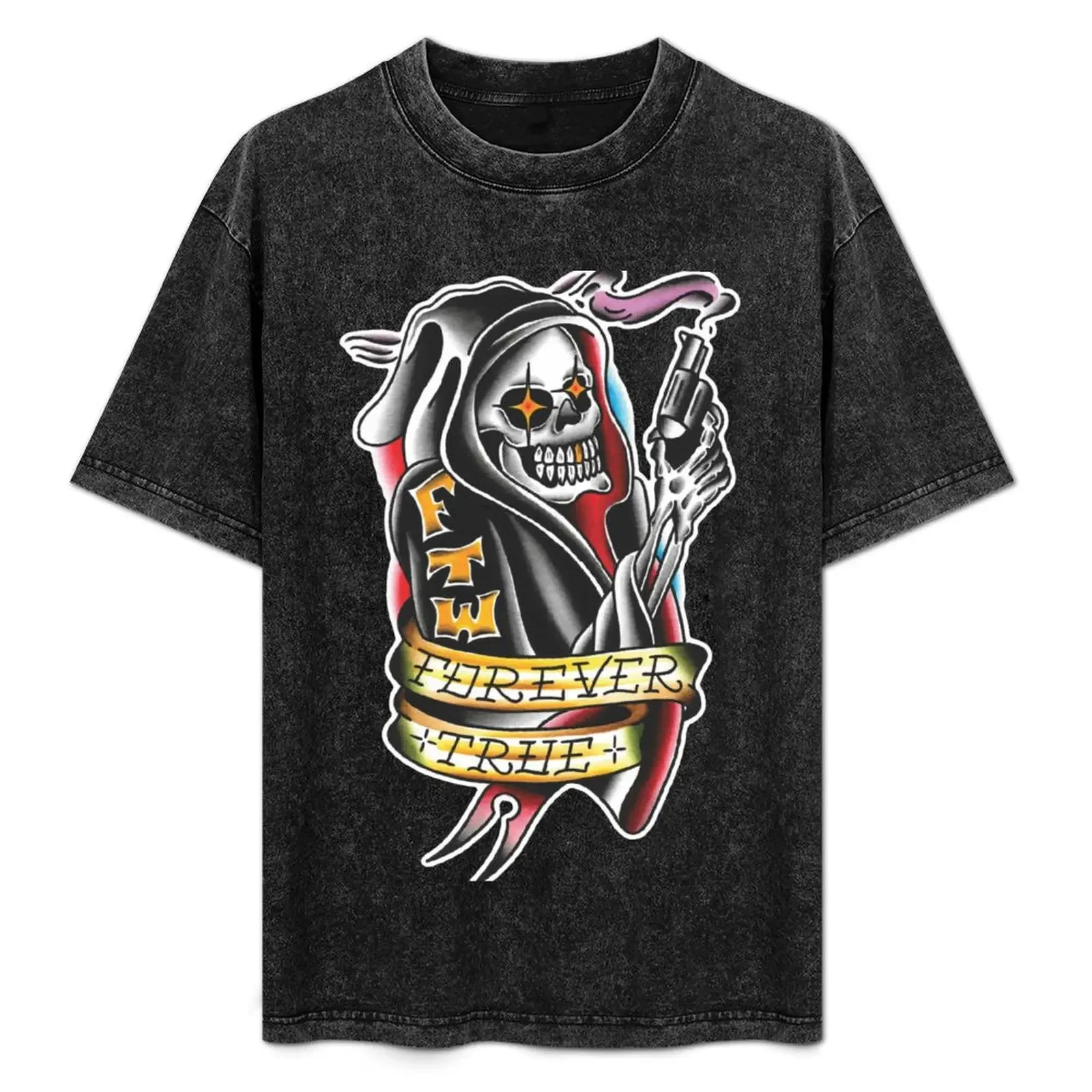 Traditional Grim Reaper Tattoo Design T-Shirt Moisture Wicking Athletic T-Shirt
Traditional Grim Reaper Tattoo Design T-Shirt Moisture Wicking Athletic T-Shirt