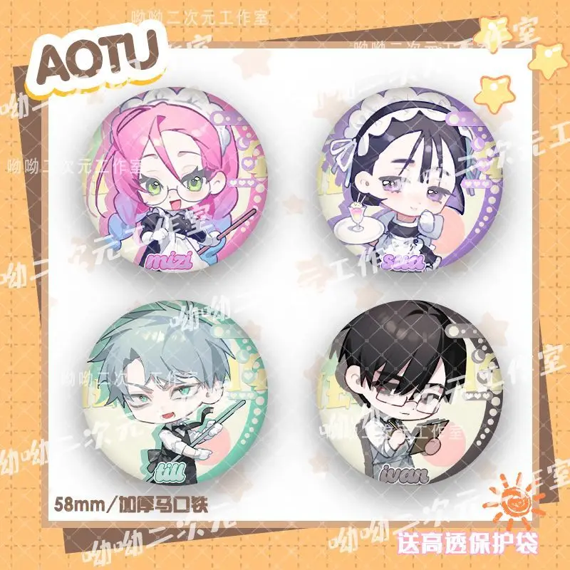 58 мм ALIEN STAGE Till Ivan, булавки, милая брошь в стиле аниме, значок с героями мультфильмов для косплея, рюкзак, одежда, ювелирные аксессуары 
58 мм ALIEN STAGE Till Ivan, булавки, милая брошь в стиле аниме, значок с героями мультфильмов для косплея, рюкзак, одежда, ювелирные аксессуары