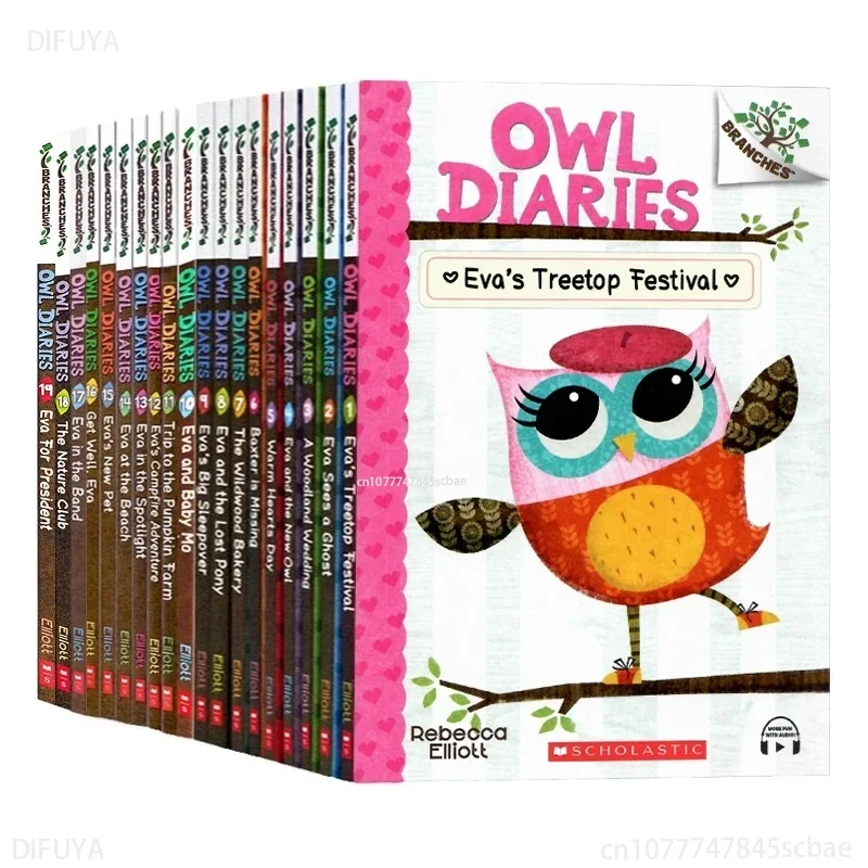 19 Books/Set Owl Diaries English Picture Book Kids Early Education Childhood Learning Writing Diary Girls' Age 6-12 YearsEnglish
19 Books/Set Owl Diaries English Picture Book Kids Early Education Childhood Learning Writing Diary Girls' Age 6-12 YearsEnglish