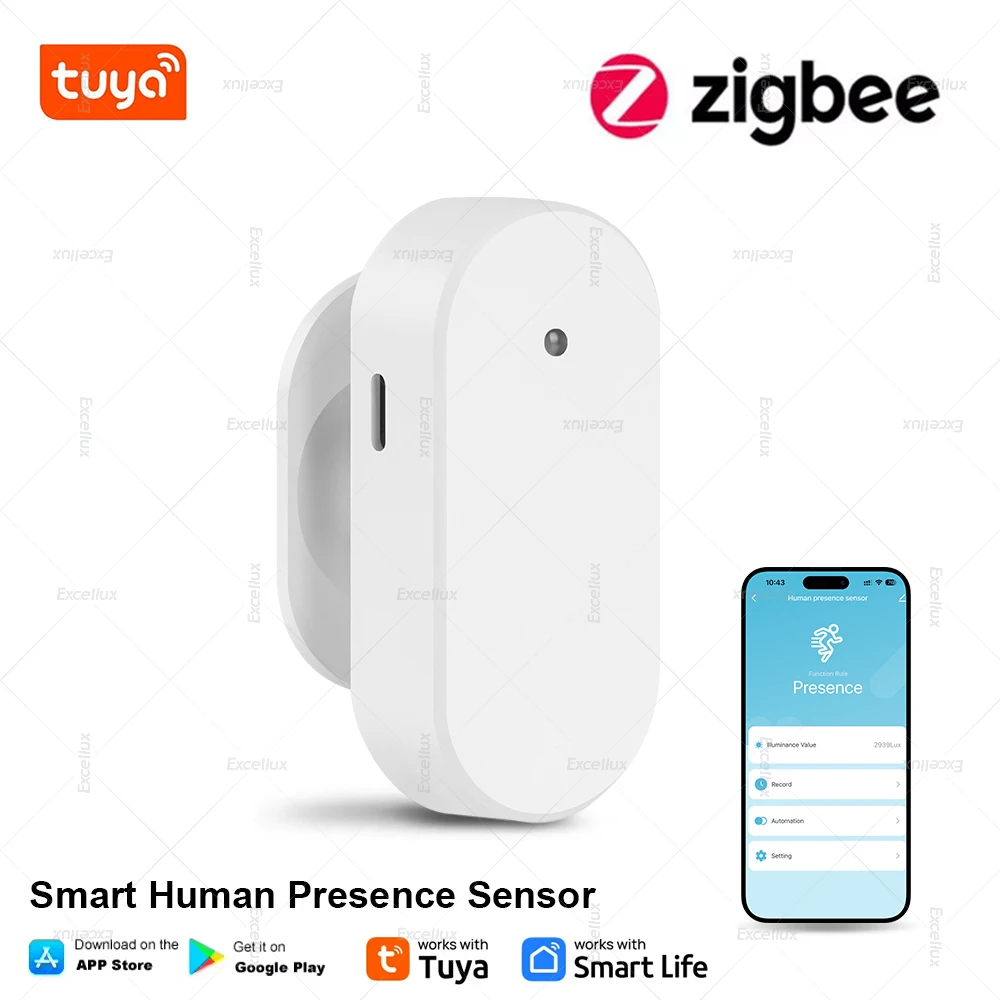 Детектор присутствия человека Tuya Zigbee, обнаружение яркости/расстояния, интеллектуальный PIR-датчик движения человеческого тела работает с концентратором Zigbee 2mqtt
Детектор присутствия человека Tuya Zigbee, обнаружение яркости/расстояния, интеллектуальный PIR-датчик движения человеческого тела работает с концентратором Zigbee 2mqtt