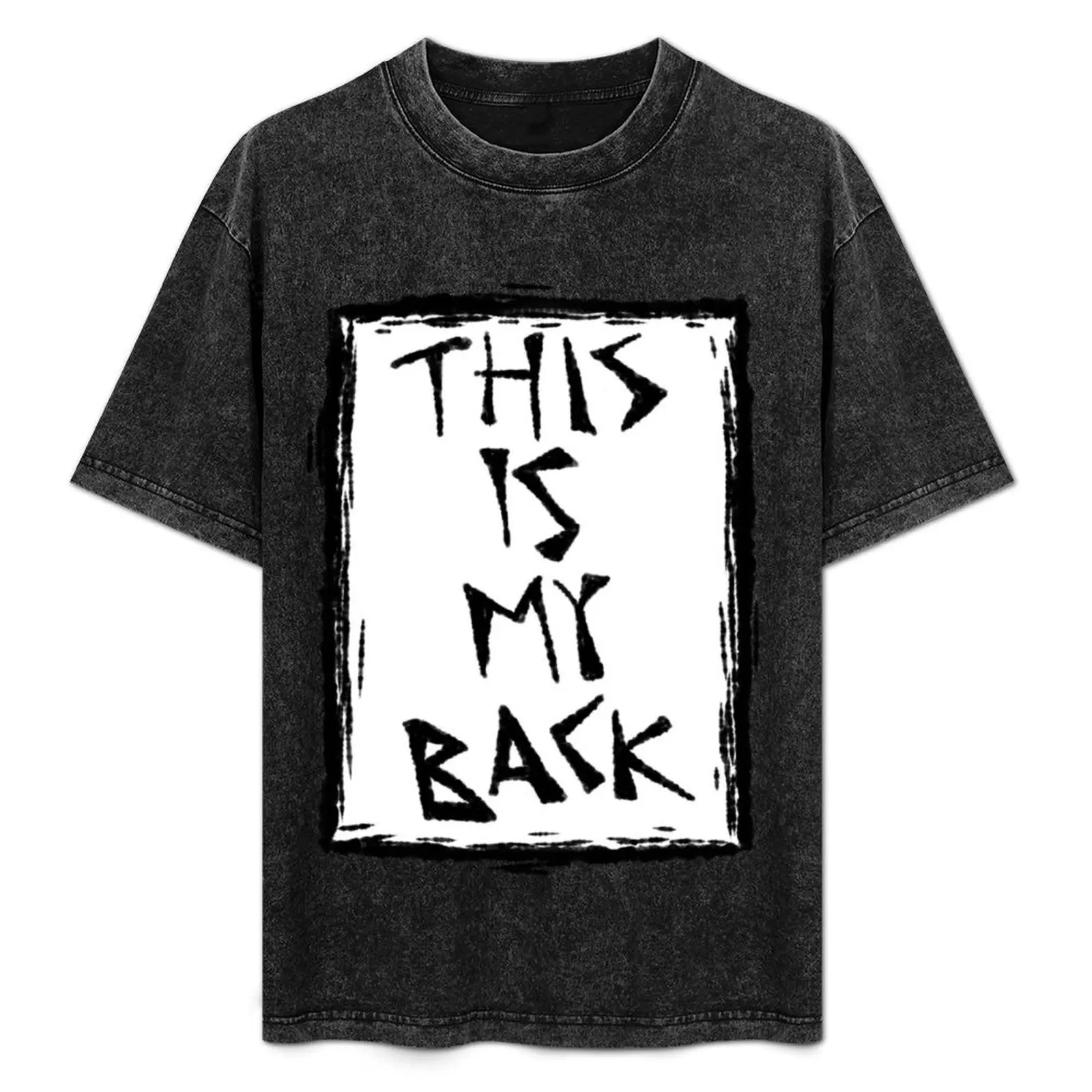 JTHM this is my back T-Shirt summer top Aesthetic clothing vintage anime shirt Men's t-shirt
JTHM this is my back T-Shirt summer top Aesthetic clothing vintage anime shirt Men's t-shirt