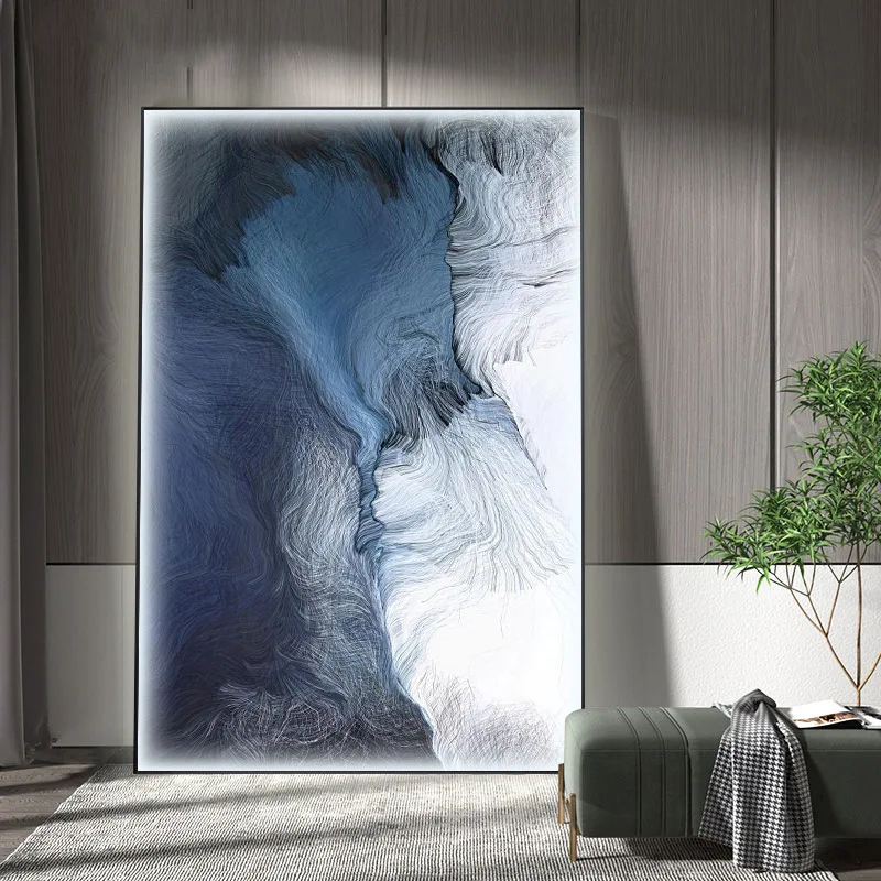 Modern Nordic Blue Abstract Geometric Color Block Bedroom Living Room Decoration Frameless Hanging Painting
Modern Nordic Blue Abstract Geometric Color Block Bedroom Living Room Decoration Frameless Hanging Painting