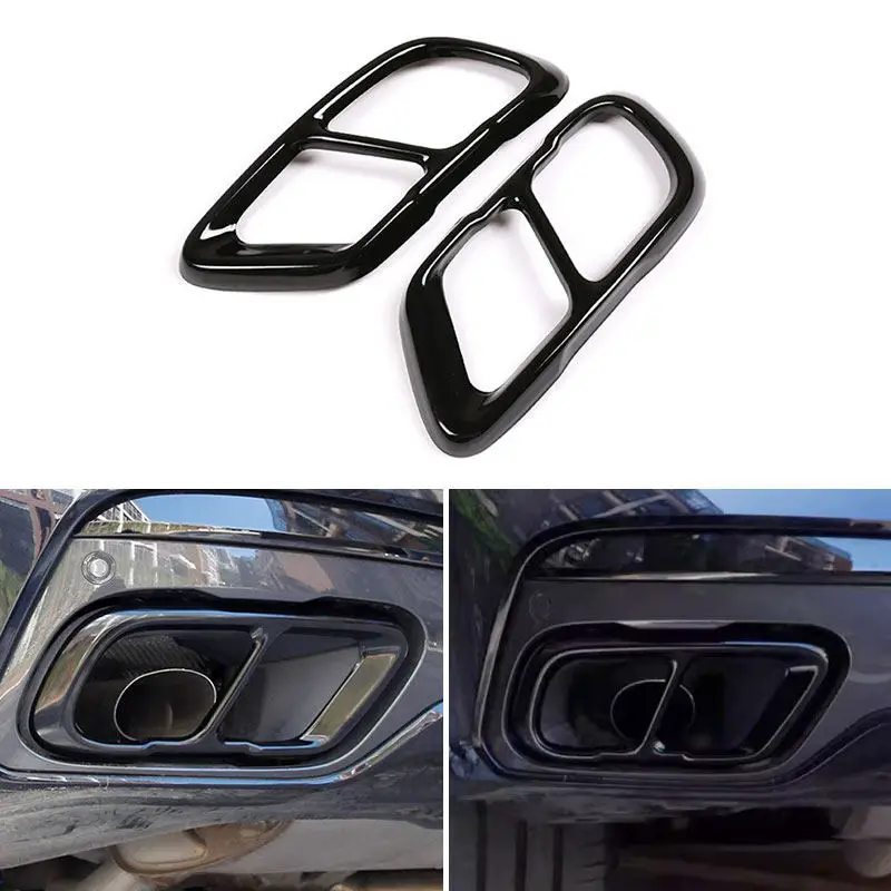 For BMW X5 G05 X6 G06 X7 G07 M Sports Car Accessories Stainless Steel Tail Muffler Exhaust Pipe Output Cover Trim Glossy Black
For BMW X5 G05 X6 G06 X7 G07 M Sports Car Accessories Stainless Steel Tail Muffler Exhaust Pipe Output Cover Trim Glossy Black