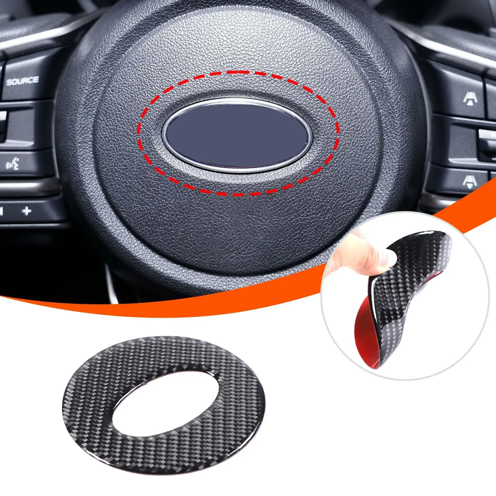 For Subaru Crosstrek 2024+ soft carbon fiber car styling car steering wheel logo sticker car interior accessories
For Subaru Crosstrek 2024+ soft carbon fiber car styling car steering wheel logo sticker car interior accessories