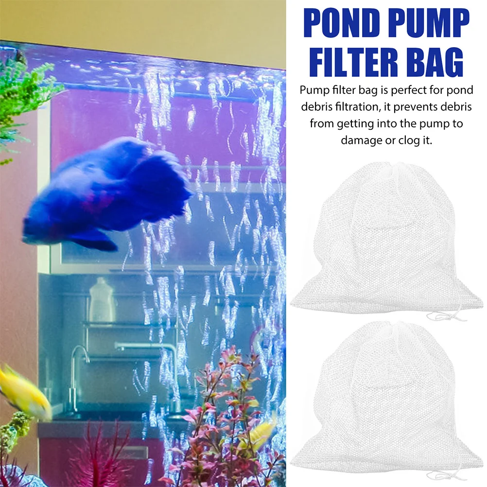 2Pcs Large Pump Net Bag with Drawstring for Swimming Pool and Pond Accessories Filter Bag for Pump Pond Accessories
2Pcs Large Pump Net Bag with Drawstring for Swimming Pool and Pond Accessories Filter Bag for Pump Pond Accessories