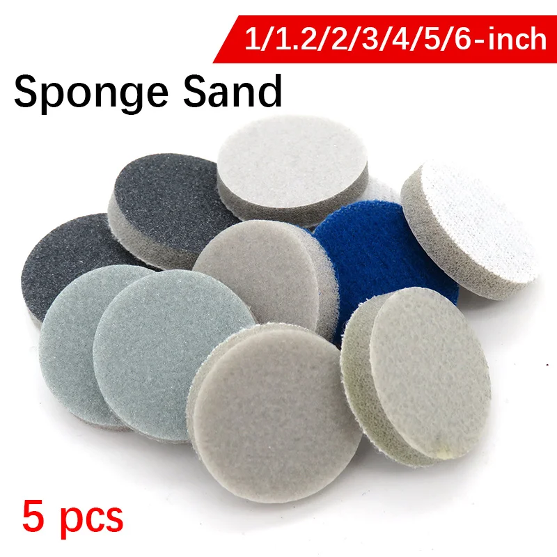 1-6 Inch Self-adhesive Felt-backed Disc Sponge Sandpaper, 5mm Thick, for DIY Polishing & Mark Removal on Metal and Paint Surface
1-6 Inch Self-adhesive Felt-backed Disc Sponge Sandpaper, 5mm Thick, for DIY Polishing & Mark Removal on Metal and Paint Surface