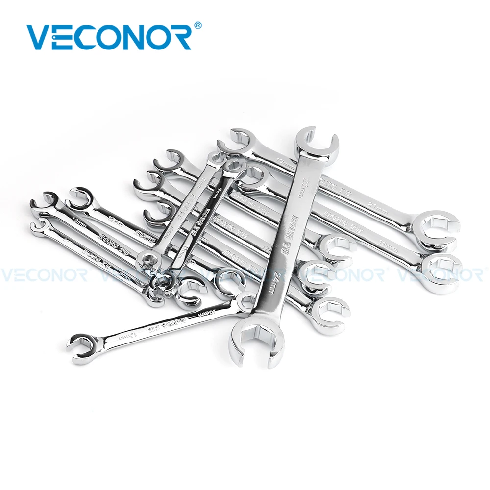 1-Piece Oil Pipe Wrench Flare Nut Wrench Mirror Polished Double End Hand Tool High Torque
1-Piece Oil Pipe Wrench Flare Nut Wrench Mirror Polished Double End Hand Tool High Torque