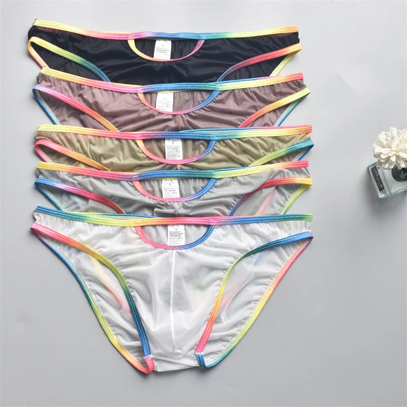 5PCS Sexy Underwear Men Briefs Ultra-thin Seductive Mesh Breathable Sexy Transparent Men's Low Waist Funny Underpants
5PCS Sexy Underwear Men Briefs Ultra-thin Seductive Mesh Breathable Sexy Transparent Men's Low Waist Funny Underpants