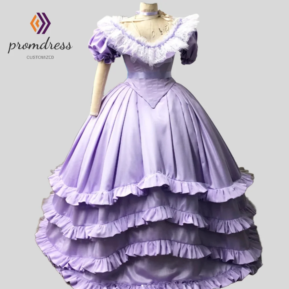 Elf Lilac Victorian Prom Dress 2025 Tiered Ruffle Costume Masquerade Evening Dress Cosplay Lace 1860s Lolita Halloween Sorceress
Elf Lilac Victorian Prom Dress 2025 Tiered Ruffle Costume Masquerade Evening Dress Cosplay Lace 1860s Lolita Halloween Sorceress