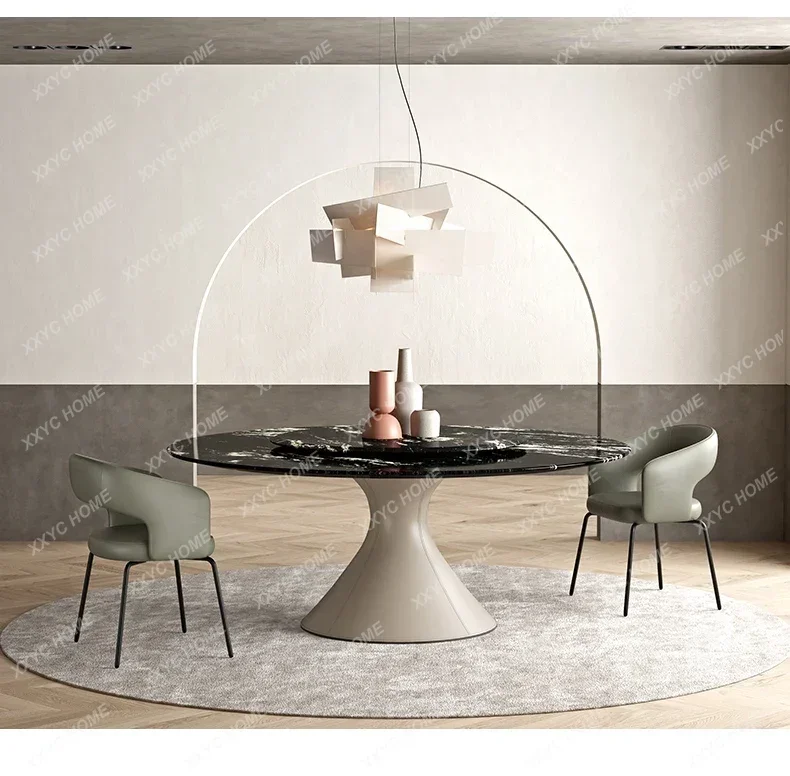 Light Luxury Round Dining Table/imported Natural Luxury Stone/villa High-end Modern Marble Round Table
Light Luxury Round Dining Table/imported Natural Luxury Stone/villa High-end Modern Marble Round Table