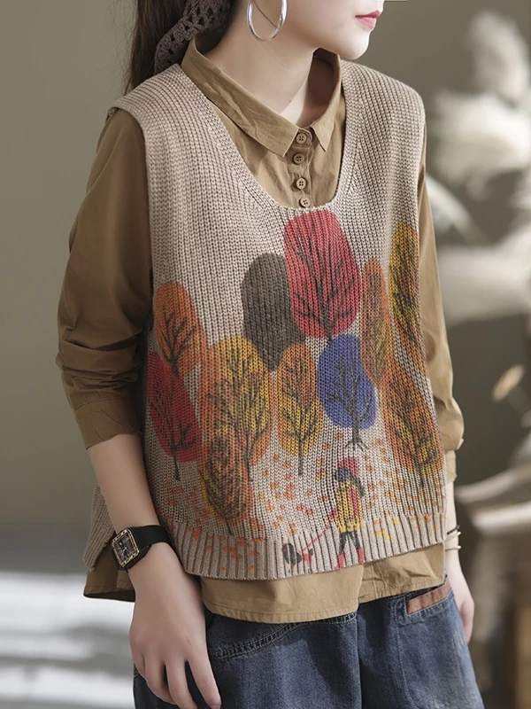 Свободный вязаный свитер, жилет, женский осенний 2025, новый топ больших размеров с принтом большого мм, удобный дышащий экологически чистый материал
Свободный вязаный свитер, жилет, женский осенний 2025, новый топ больших размеров с принтом большого мм, удобный дышащий экологически чистый материал