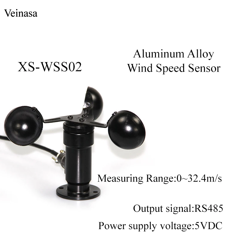 Aluminium Alloy Wind Speed Sensor Boat Anemometer -40-80C 0.1m/s Resolution 0.3m/s Start Airport
Aluminium Alloy Wind Speed Sensor Boat Anemometer -40-80C 0.1m/s Resolution 0.3m/s Start Airport