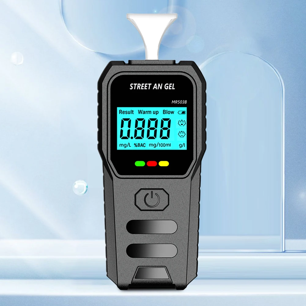 Digital Portable Breathalyzer Backlight LCD Display Handheld Alcohol Analyzer Accurate Drunk Driving Analyzer for Home Party Use
Digital Portable Breathalyzer Backlight LCD Display Handheld Alcohol Analyzer Accurate Drunk Driving Analyzer for Home Party Use
