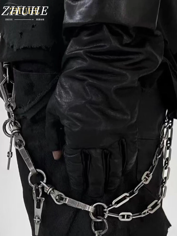 Механическая цепочка для брюк в стиле панк Heavy Lndustry, нишевый дизайн, ювелирный аксессуар для мужского и женского карнавала
Механическая цепочка для брюк в стиле панк Heavy Lndustry, нишевый дизайн, ювелирный аксессуар для мужского и женского карнавала