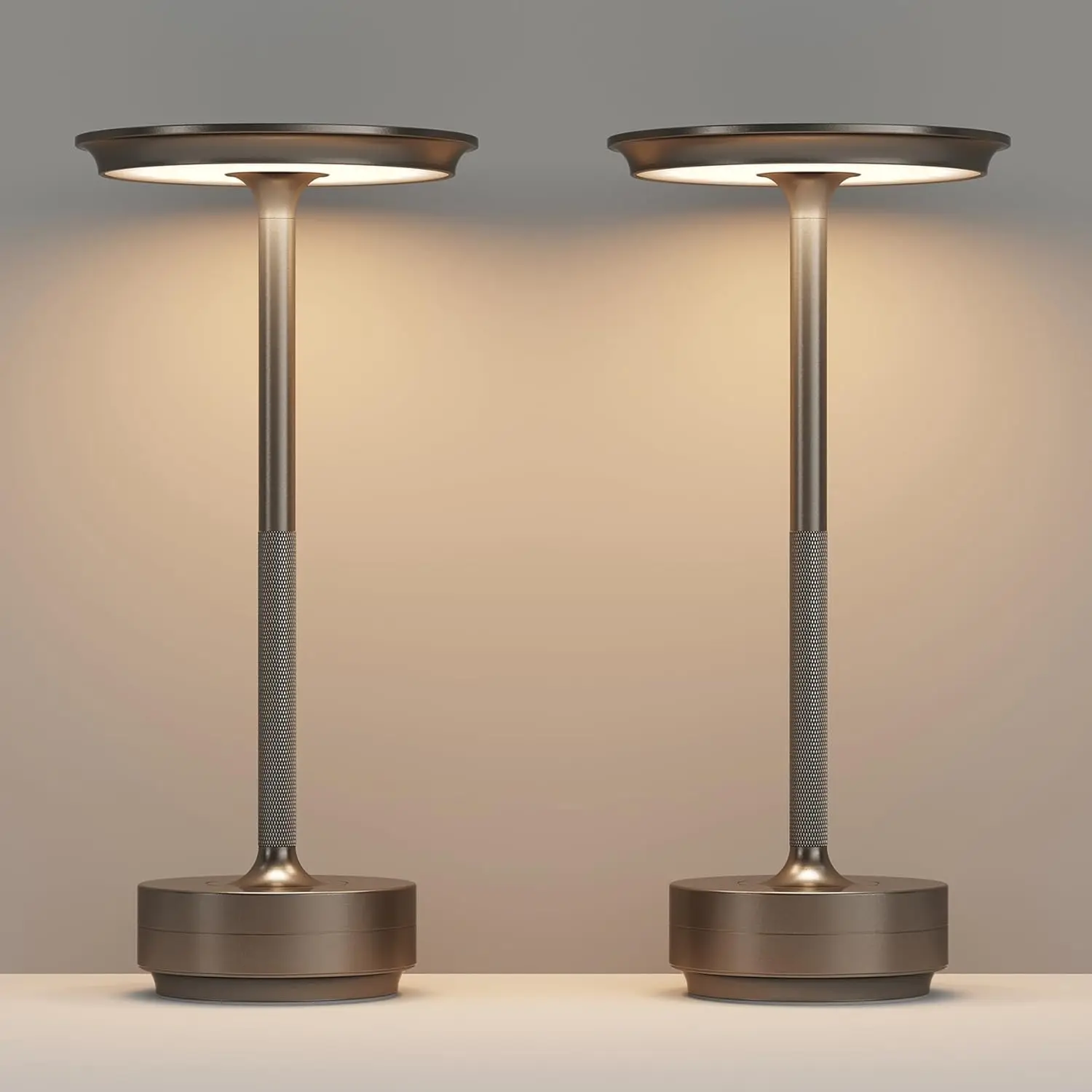 2 Pack Rechargeable Cordless Table Lamps, 5000mAh LED Light with 3 Color Stepless Dimming for Bedroom Home Outdoor
2 Pack Rechargeable Cordless Table Lamps, 5000mAh LED Light with 3 Color Stepless Dimming for Bedroom Home Outdoor