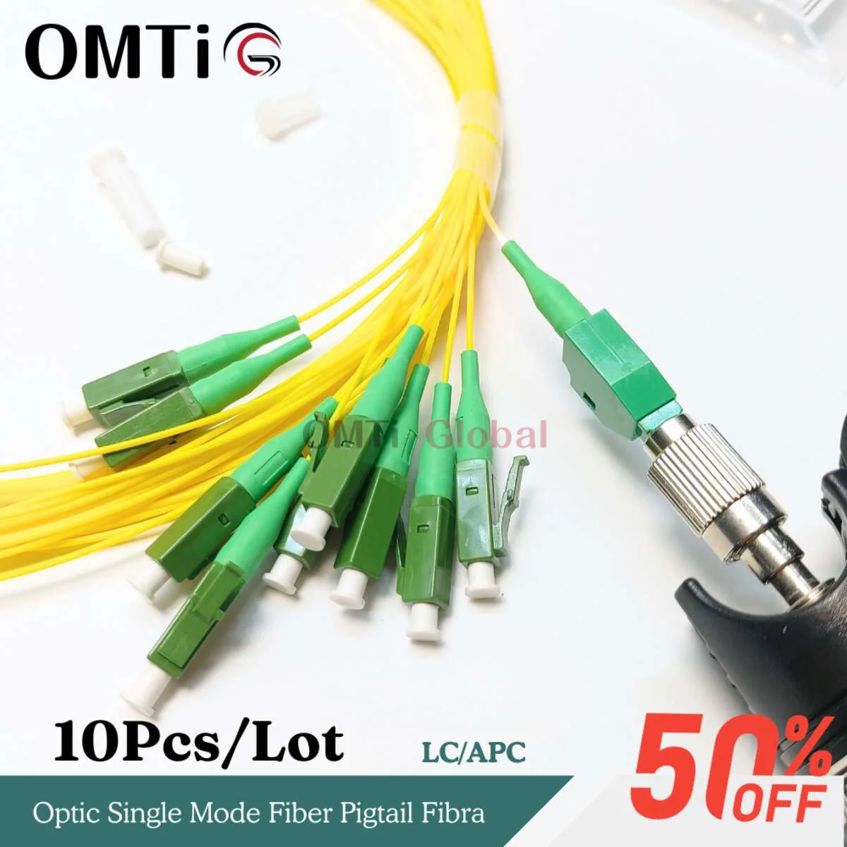 OMTiG 10Pcs/lot LC/APC FTTH Optic Single Mode Fiber Pigtail Fibra Optica Optical 10 Szt Bundle 9/125 900UM Indoor
OMTiG 10Pcs/lot LC/APC FTTH Optic Single Mode Fiber Pigtail Fibra Optica Optical 10 Szt Bundle 9/125 900UM Indoor